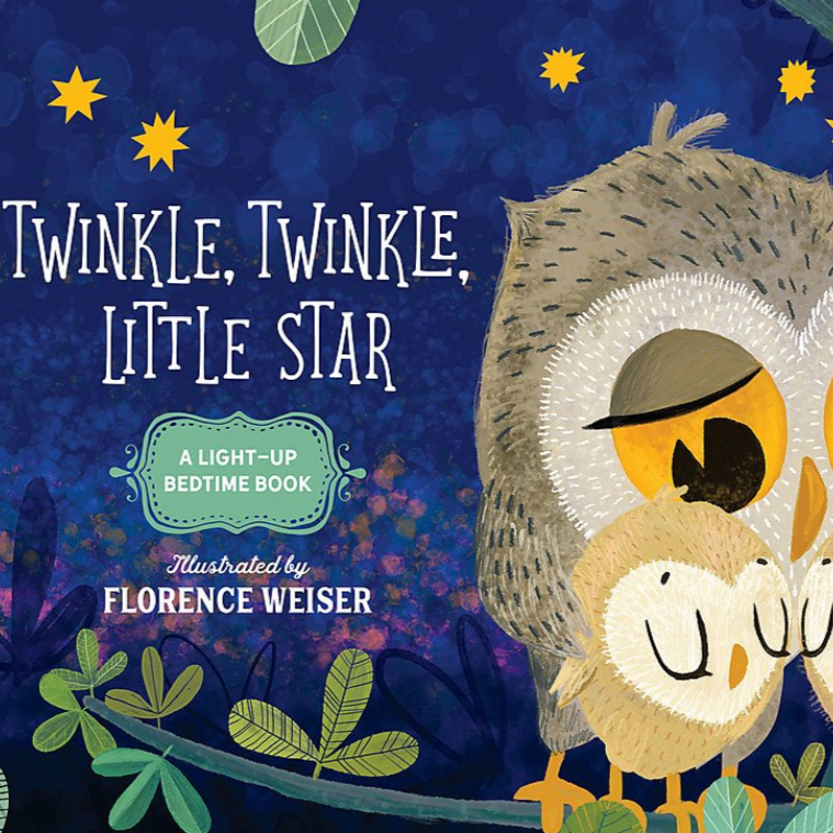 Twinkle, Twinkle, Little Star a Light-Up Bedtime Book - HoneyBug 