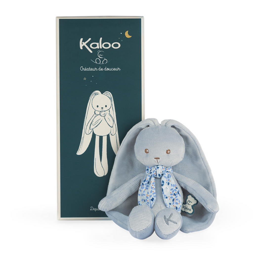 Kaloo Small Rabbit Doll - Blue - HoneyBug 