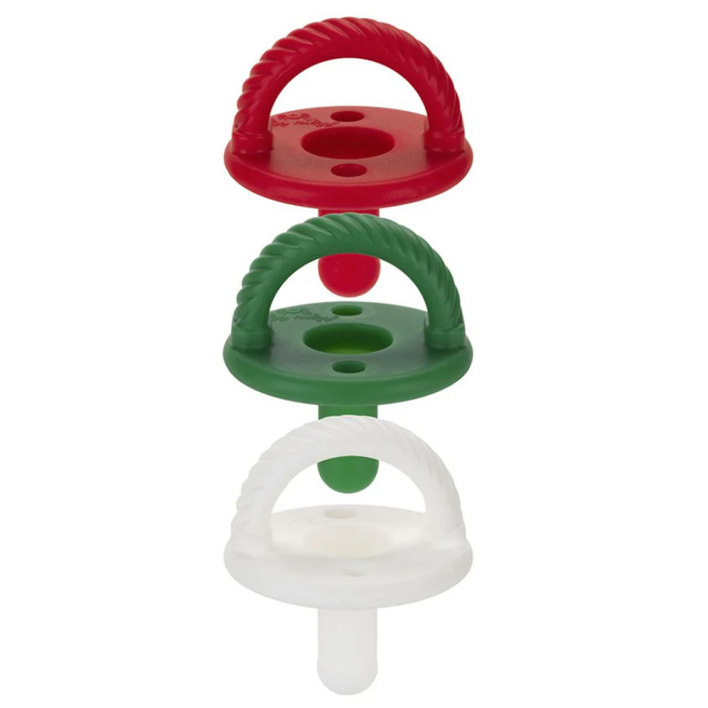 Sweetie Soother™ - Pacifier 3-Pack - Holiday - HoneyBug 