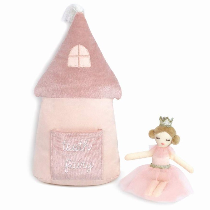 Princess Castle Tooth Fairy Pillow Set - HoneyBug 