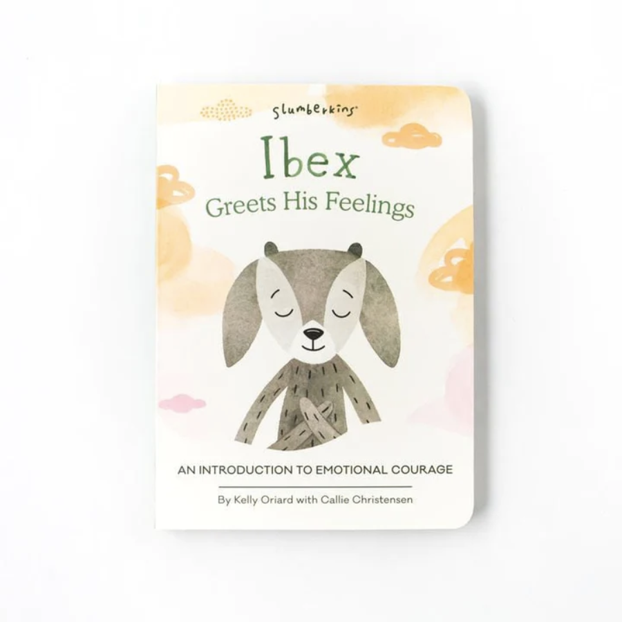 Ibex Greets His Feelings Board Book - HoneyBug 
