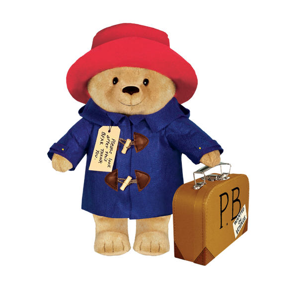 Paddington Bear with Suitcase - Soft Toy - HoneyBug 