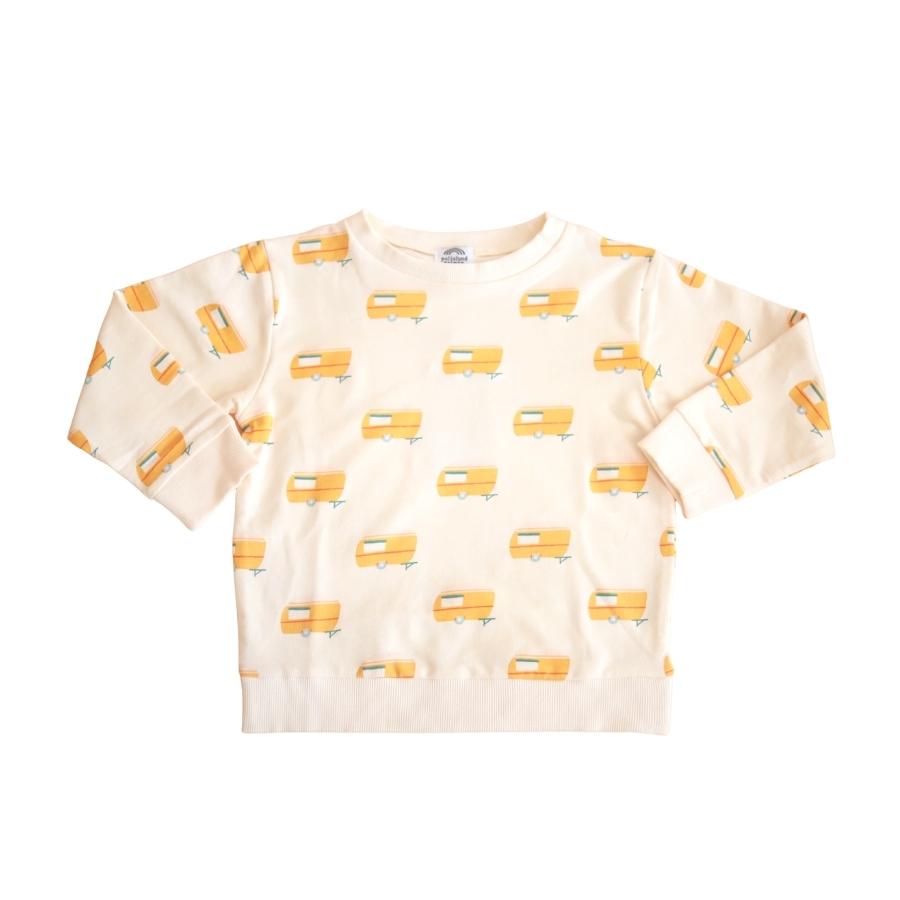 Retro Camper Kid's Pullover Sweatshirt - HoneyBug 