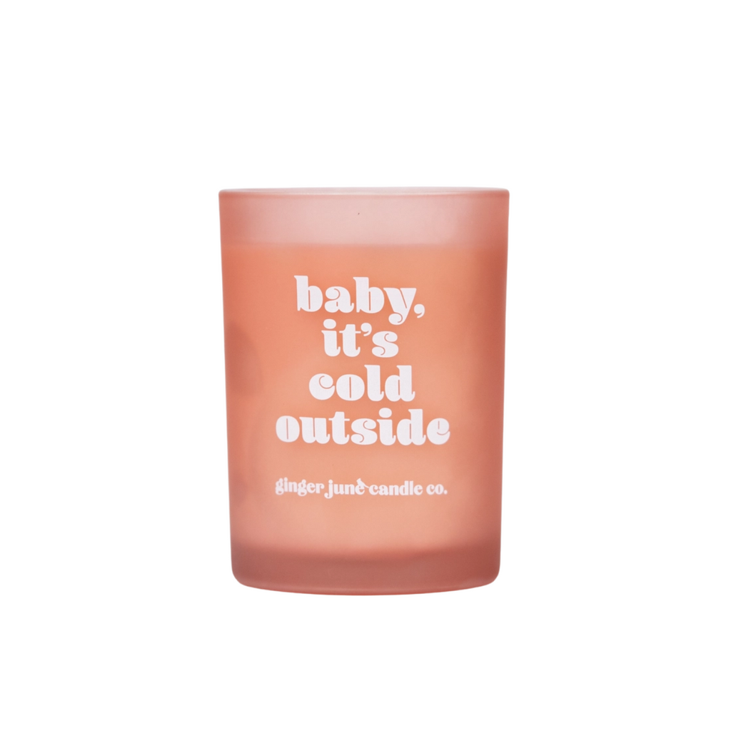BABY IT'S COLD OUTSIDE • NON TOXIC SOY CANDLE • FIG, CEDAR, CASSIS - HoneyBug 