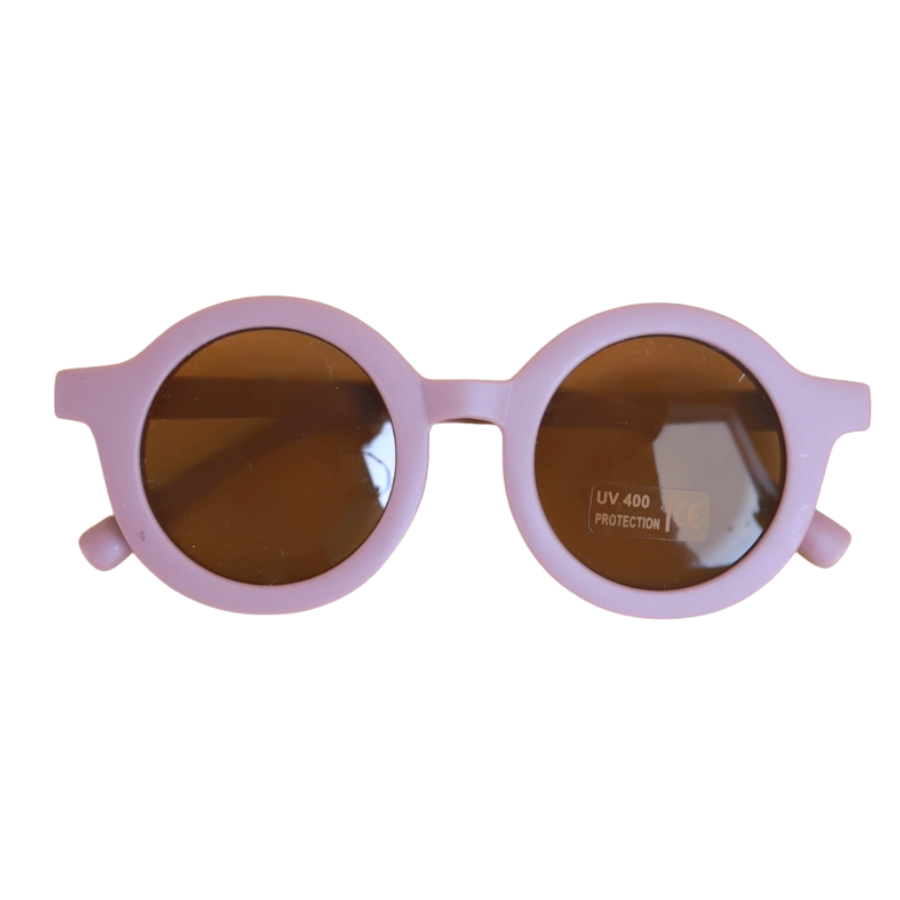 Round Sunglasses for Toddler- Mauve - HoneyBug 