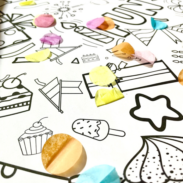 Happy Birthday Table Runner by Creative Crayons Workshop - HoneyBug 