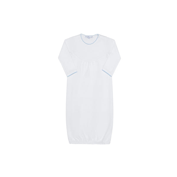 White Bubble Baby Gown - HoneyBug 