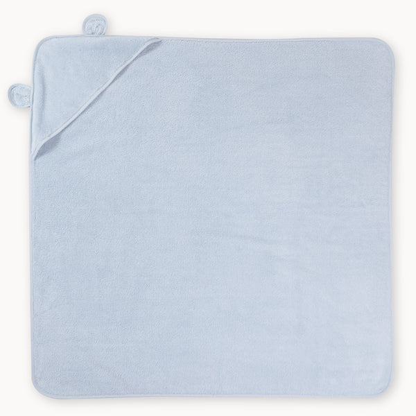 Organic Cotton Hooded Towel - Blue - HoneyBug 