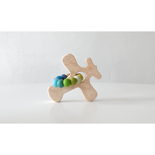 Airplane Wood Grasping Toy - HoneyBug 