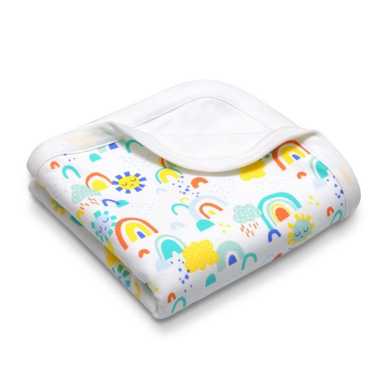 Organic Cotton Baby Blanket – Sunshine - HoneyBug 