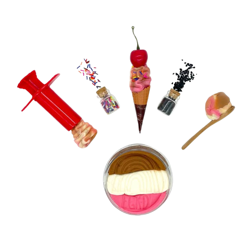 Ice Cream Play Dough Kit - HoneyBug 