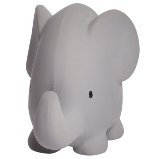 Elephant - Natural Organic Rubber Teether, Rattle & Bath Toy - HoneyBug 