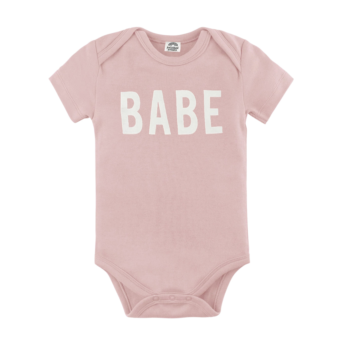 BABE Infant Onesie- Pink - HoneyBug 
