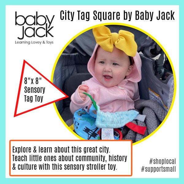 Atlanta, Georgia - Baby City Learning Crinkle Squares 8
