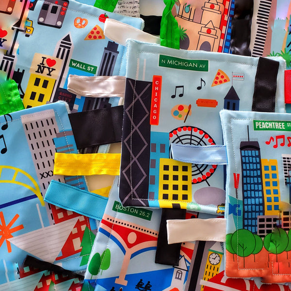 Nashville, Tennessee - Baby City Learning Crinkle Squares 8