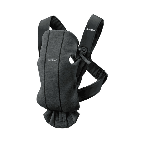 Baby Carrier Mini, 3D Jersey - Charcoal - HoneyBug 