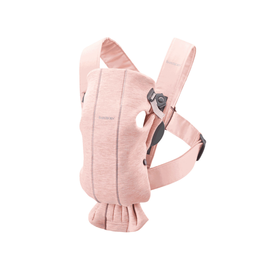 Baby Carrier Mini, 3D Jersey - Light Pink - HoneyBug 