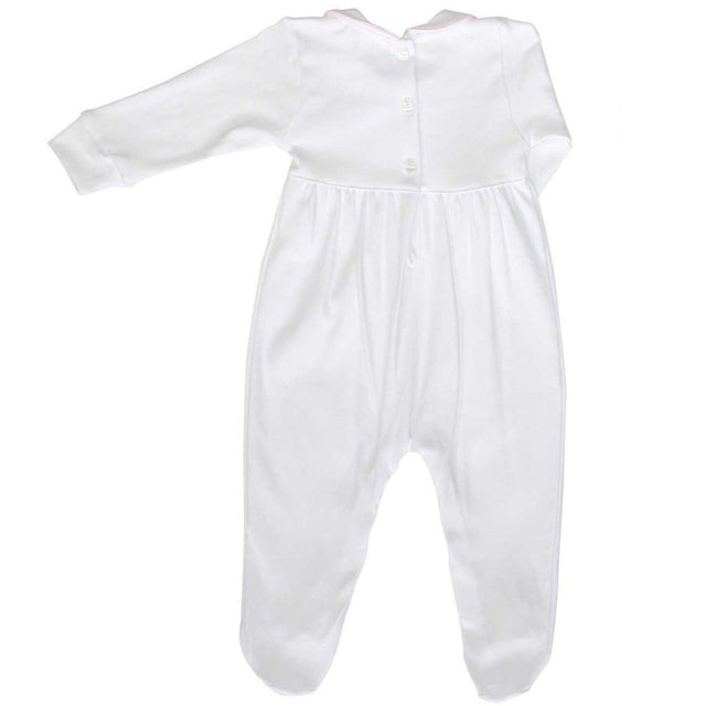 Nella Smocked Baby Boy Footie - HoneyBug 