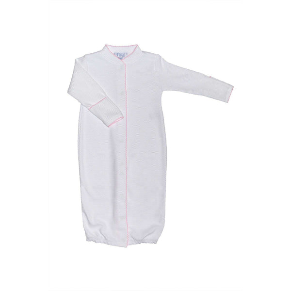 White Bubble Baby Converter Gown - HoneyBug 