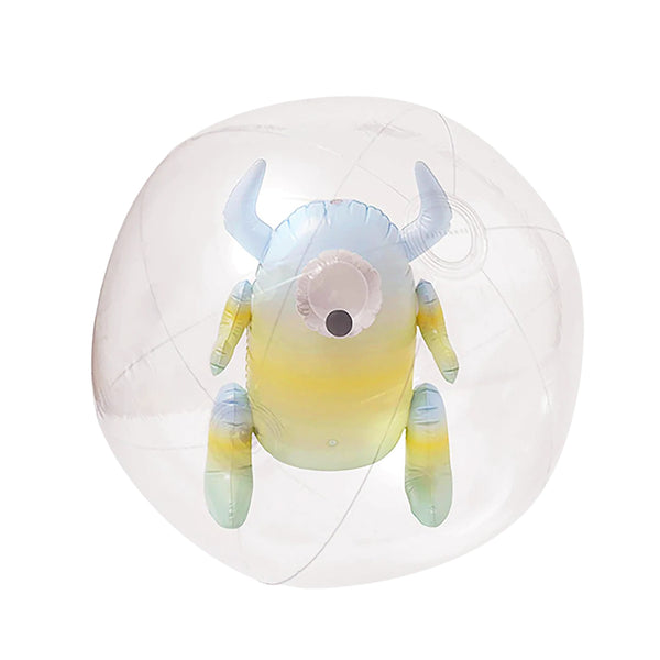 3D Inflatable Beach Ball - Monty the Monster - HoneyBug 