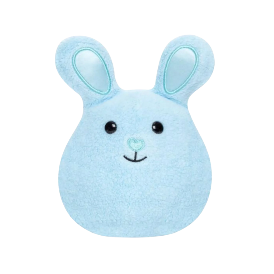 Mini Bunny Rattle - Blue - HoneyBug 