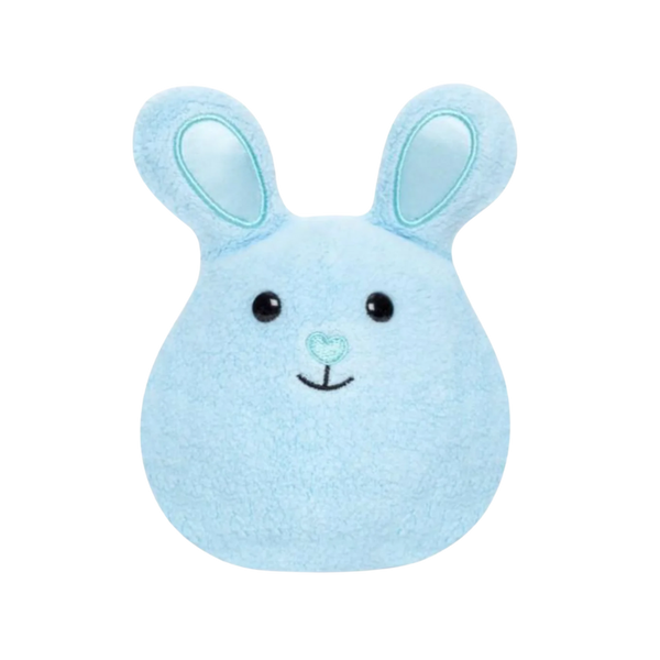 Mini Bunny Rattle - Blue - HoneyBug 