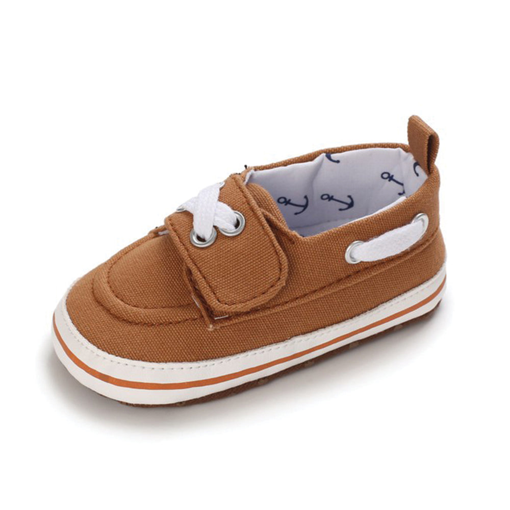 Infant/Toddler Boat Shoes - Camel - HoneyBug 