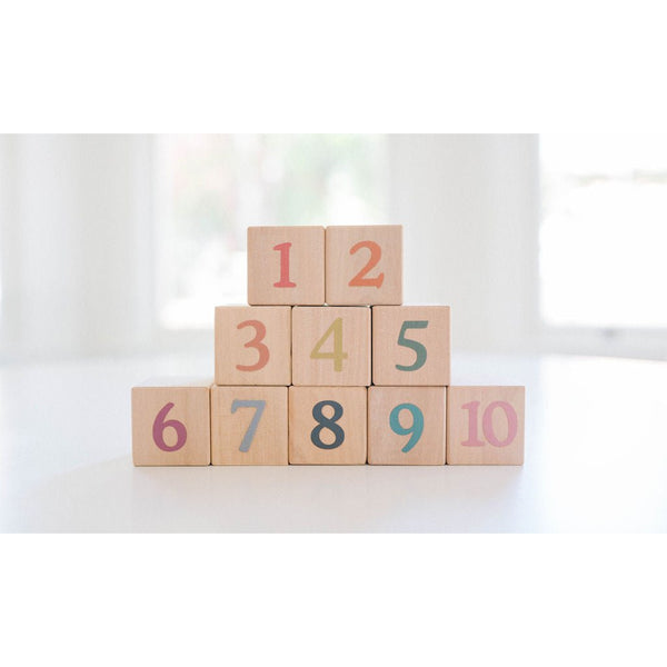 Boho Number + Counting Shape Blocks - HoneyBug 
