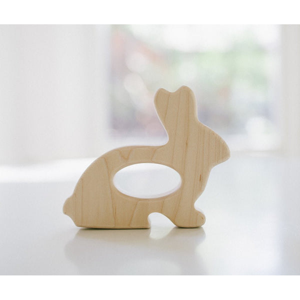 Bunny Wooden Grasping Toy - HoneyBug 