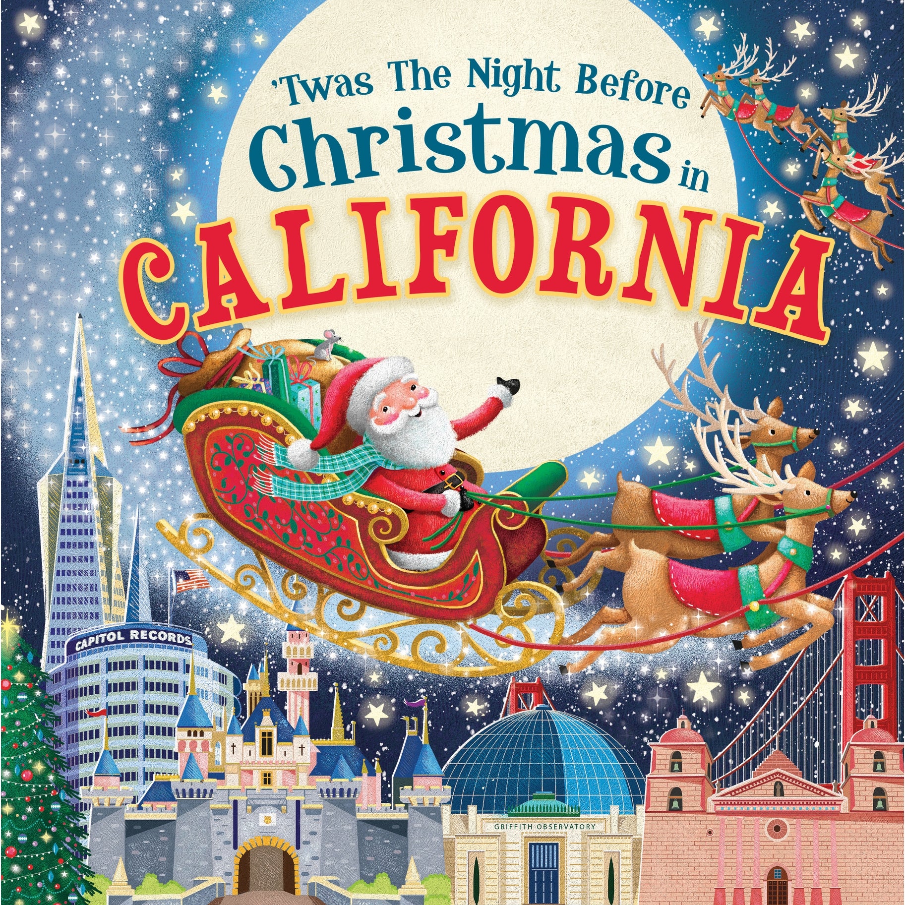'Twas the Night Before Christmas in California - HoneyBug 