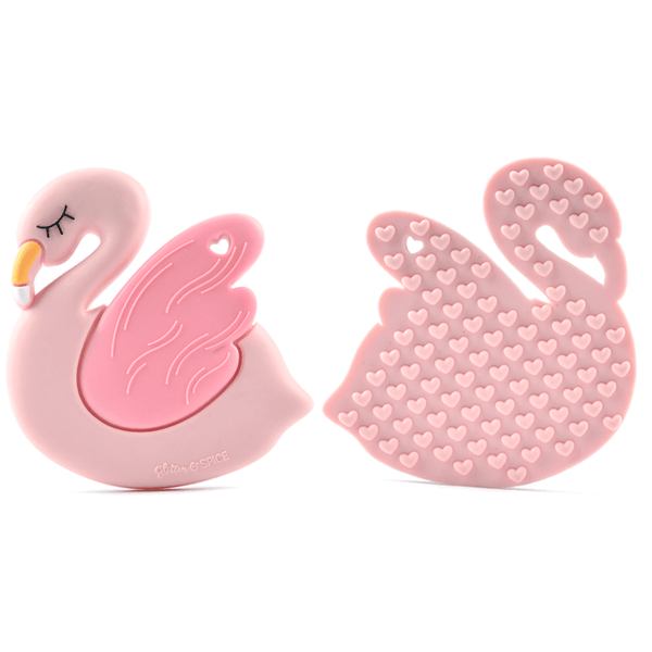 Flamingo Teether & Clip - HoneyBug 