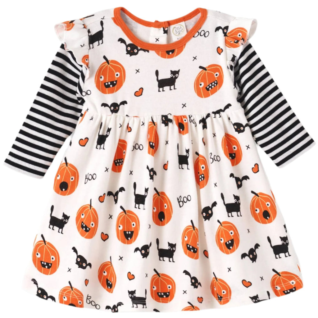 Sawyer Dress - Pumpkins