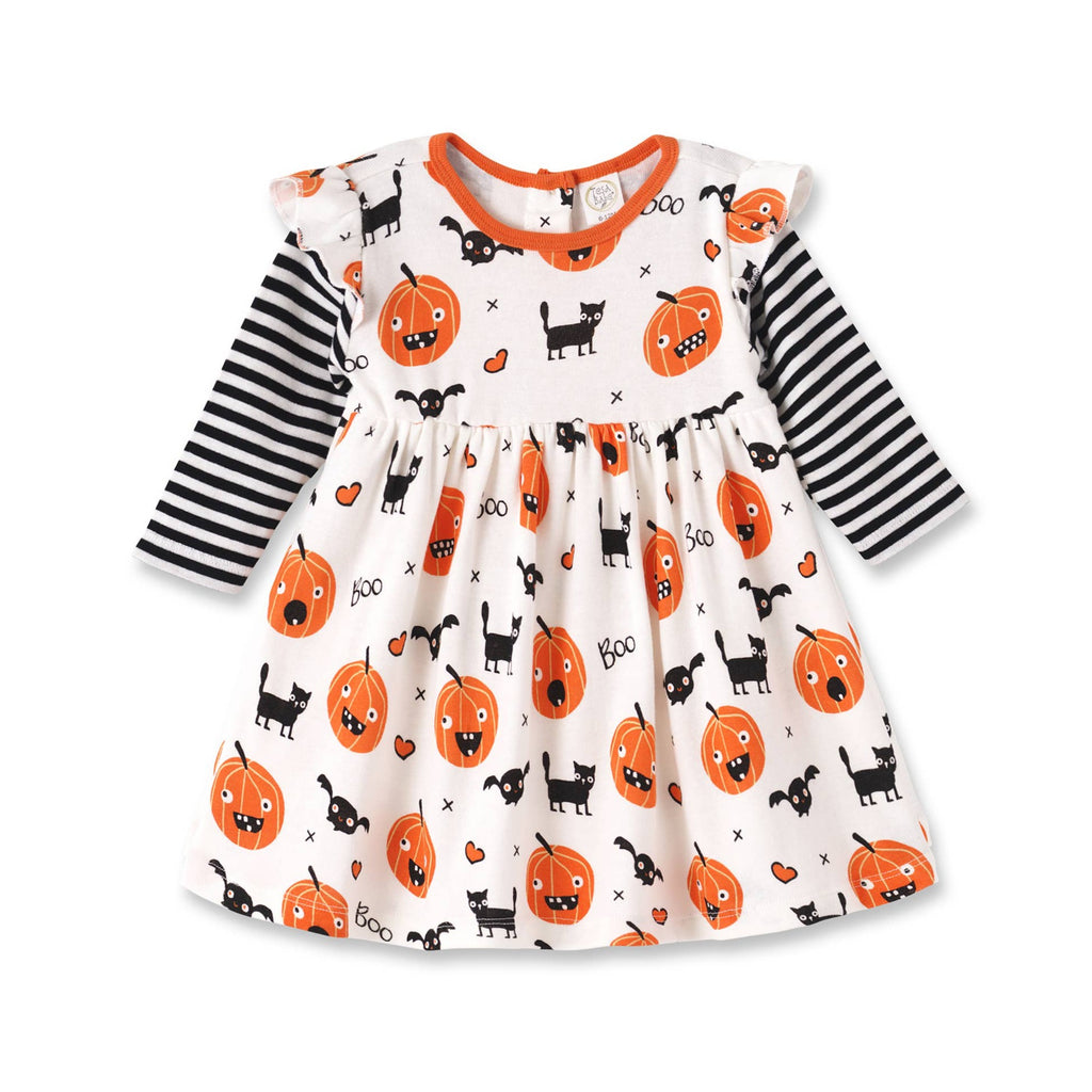 Playful Pumpkins Dress - HoneyBug 