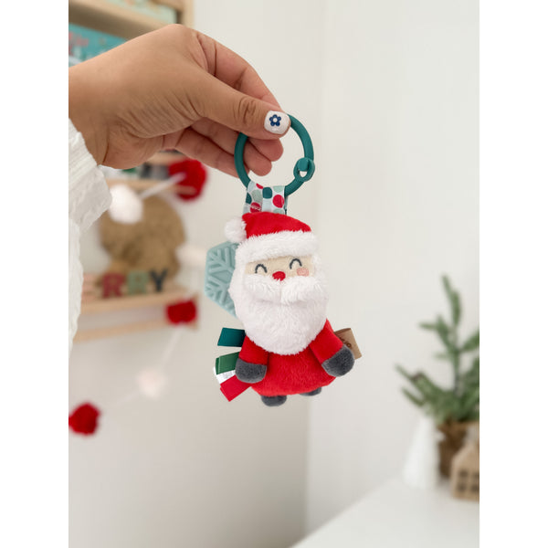 Holiday Itzy Pal™ Plush + Teether - Santa - HoneyBug 