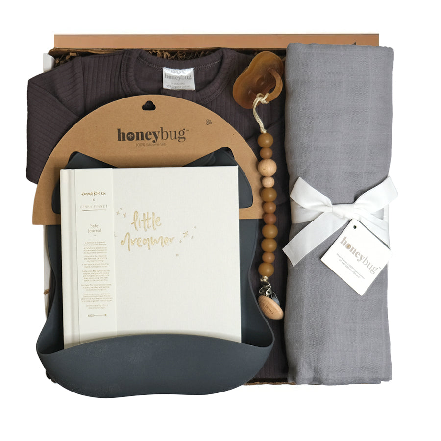 Little Dreamer Gift Box - Charcoal (Shipping 1/21) - HoneyBug 