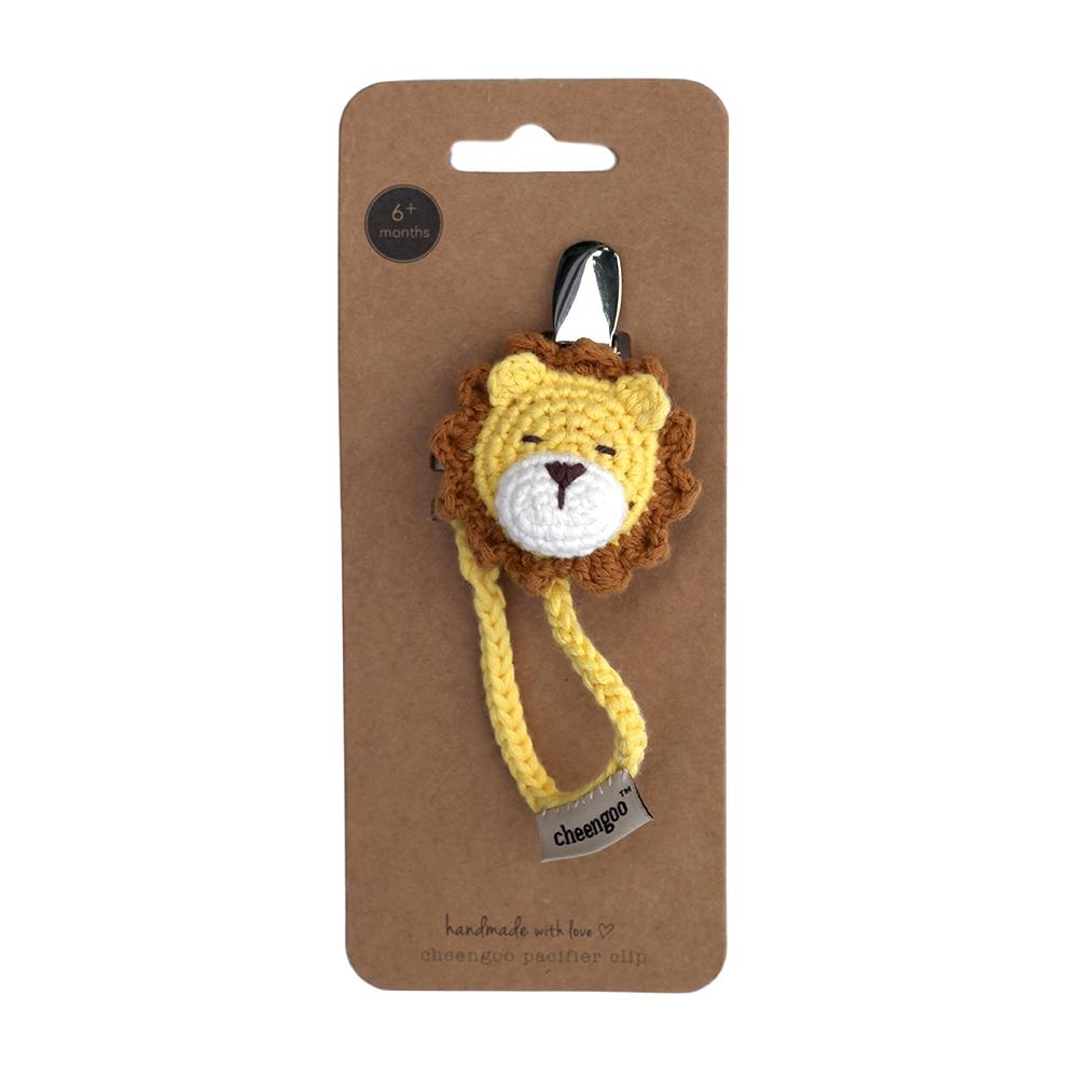 Lion Pacifier Clip - HoneyBug 