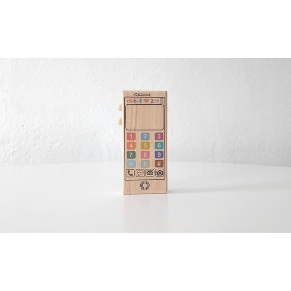 Colorful Wooden Toy Phone - HoneyBug 