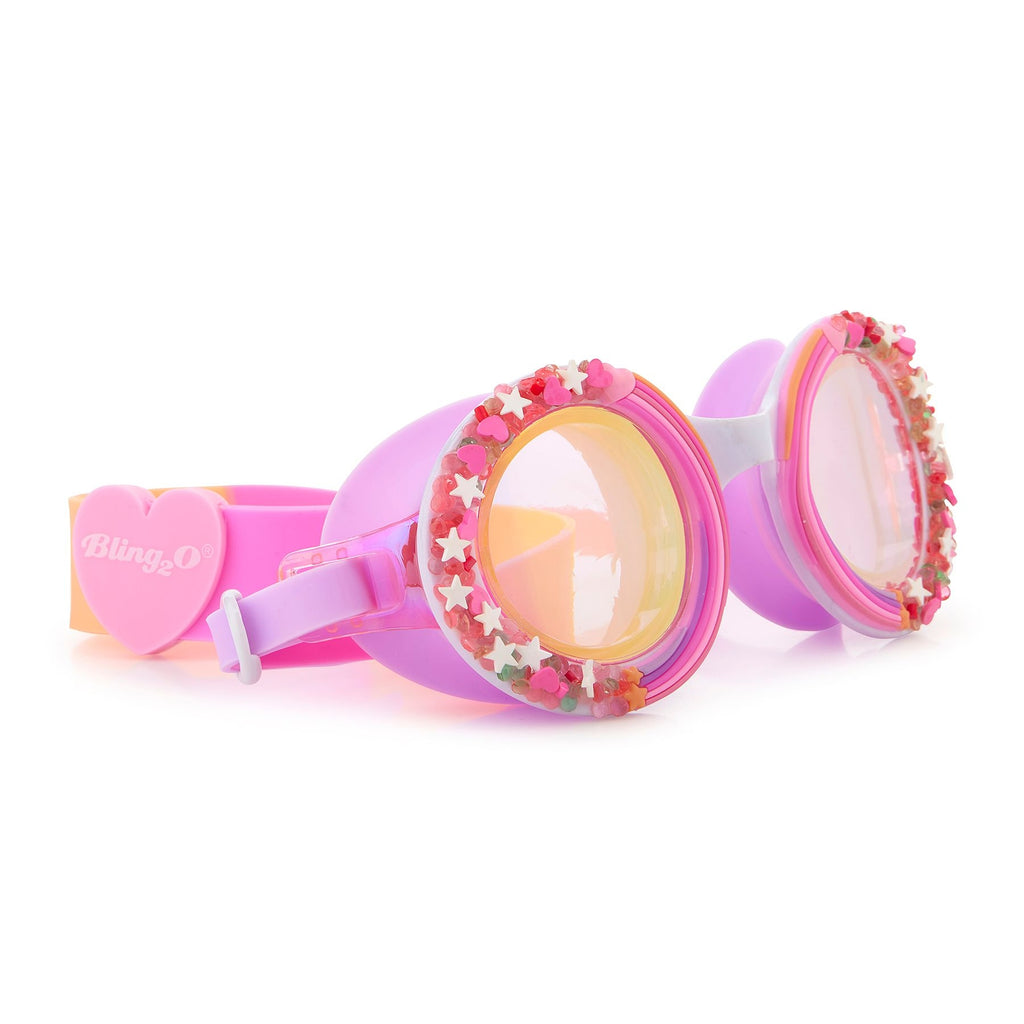 Cupcake Swim Goggles - Pink Berry - HoneyBug 