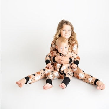 Trick or Treat Halloween Bamboo Baby Convertible Footie Pajamas - HoneyBug 