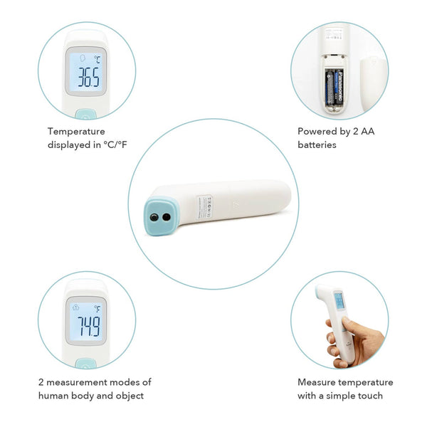 Touch Free Infrared Forehead Thermometer - HoneyBug 