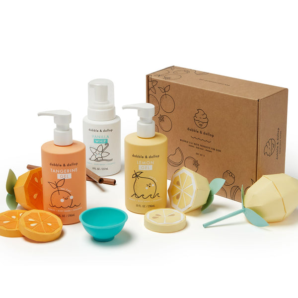Citrus Kiss Bath Mixing Set - HoneyBug 