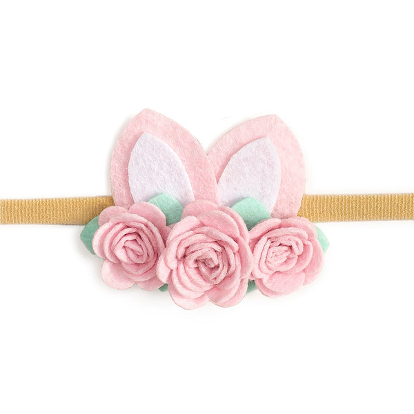Easter Bunny Ears Baby Headband - HoneyBug 
