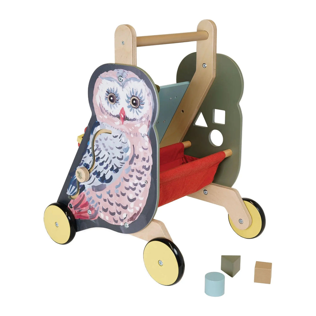 Wildwoods Owl Push-Cart by Manhattan Toy - HoneyBug 