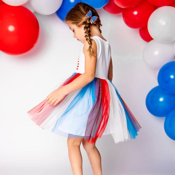 Patriotic Fairy Tutu Dress - HoneyBug 