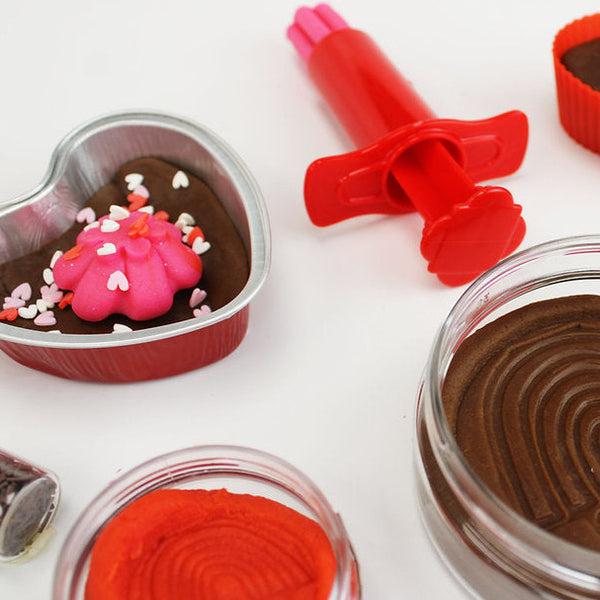 Valentines Baking with Love Sensory Play Dough Kit - HoneyBug 