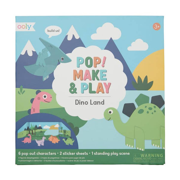 Pop Make & Play - Dino Land - HoneyBug 