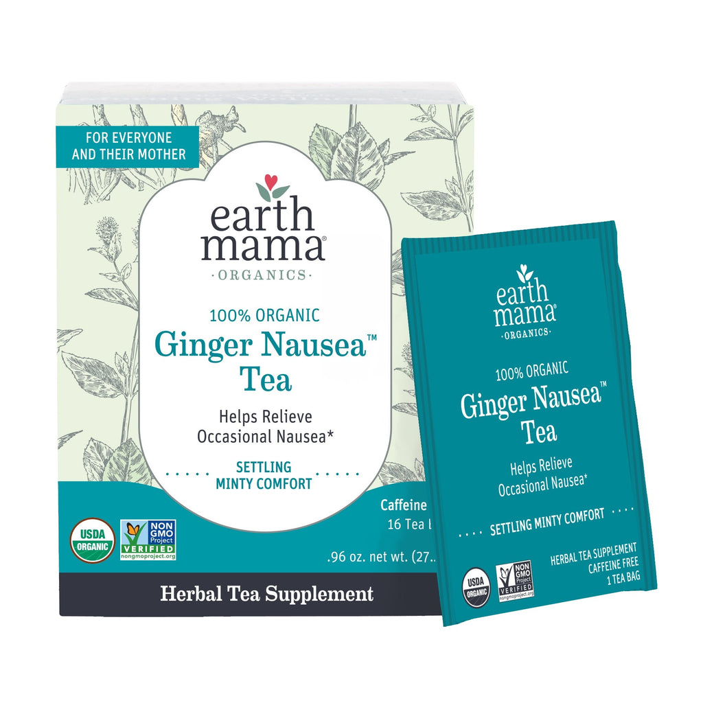 Organic Ginger Nausea Tea - HoneyBug 