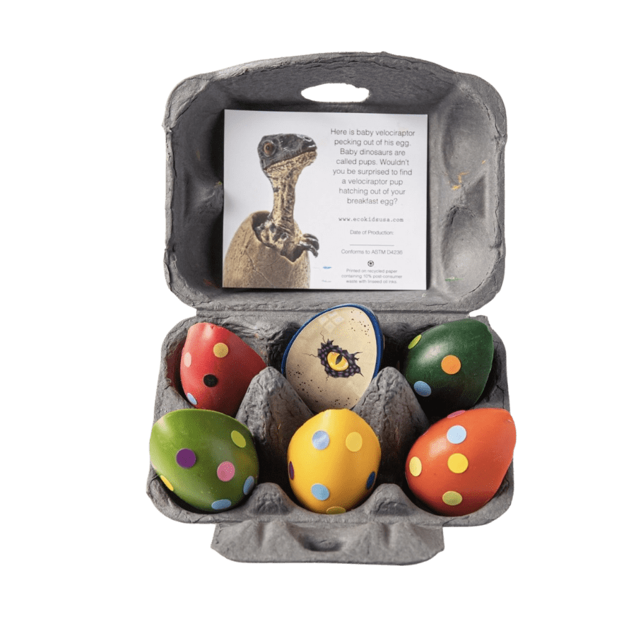 Dinosaur Eggs Beeswax Crayons - HoneyBug 
