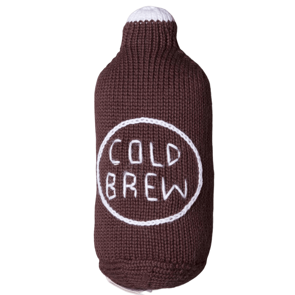 Organic Baby Rattle - Cold Brew Coffee - HoneyBug 