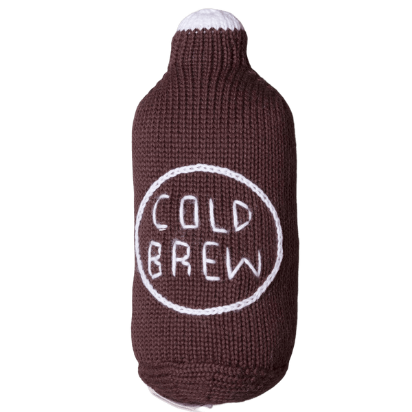 Organic Baby Rattle - Cold Brew Coffee - HoneyBug 